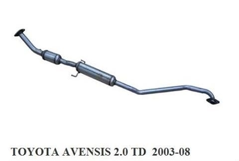 TOYOTA AVENSİS ORTA EGZOZ 2.0 D4D (2003 - 08)