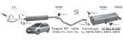 PEUGEOT 307  ORTA EGZOZ.2.0İ SW (2002 - 05)
