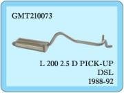 Mitsubishi L 200 Rear Exhaust