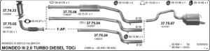 FORD MONDEO  ÖN BORU SPİRALLİ 2.0 - 2.2 TDCİ (2000 - 07)
