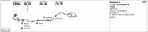 RENAULT KANGOO 1.5DCI CENTER PIPE EXHAUST (2008 -11)