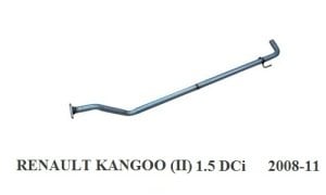 RENAULT KANGOO 1.5DCI CENTER PIPE EXHAUST (2008 -11)