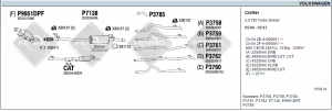 VOLKSWAGEN CRAFTER TRUCK EXHAUST OUTLET PIPE 2006>.......