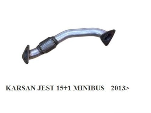 KARSAN JEST MINIBUS FRONT PIPE SPIRAL EXHAUST 15+1 2013>...