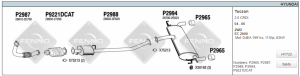 HYUNDAI TUCSON REAR EXHAUST. 2.0 CRDI (2004 - 09)