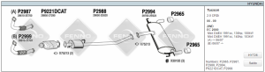 HYUNDAI TUCSON REAR EXHAUST. 2.0 CRDI (2004 - 09)