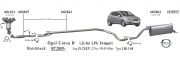 OPEL CORSA D PERFORMANS ARKA EGZOZ REMUS (1.2 - 1.4) 2006>...