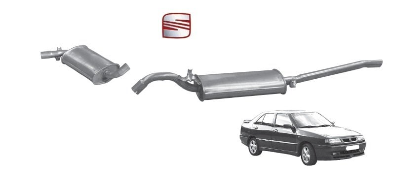 SEAT TOLEDO ORTA ARKA EGZOZ 1.6/1.9/ (1991-99)