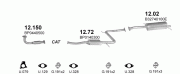 MAZDA 323 REAR EXHAUST 1.3 - 1.6İ Sedan(1989 - 94)
