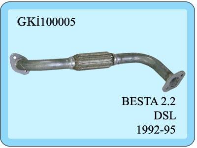 Kia Besta 2.2 Front Pipe (orj. spralli) 1992-95