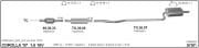 TOYOTA COROLLA TERRA REAR EXHAUST 1.3 / 1.6 (1997 -02 )