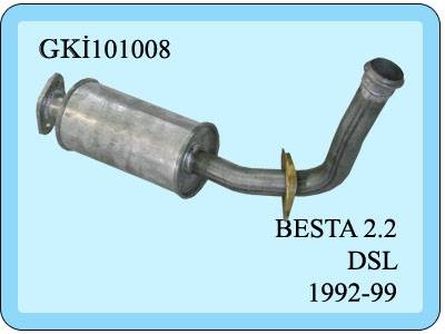 Kia Besta 2.2 Front Pipe+Exhaust 92-99
