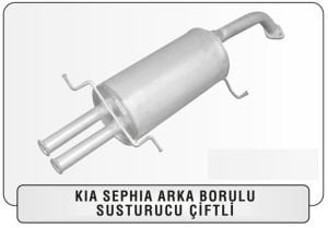 KIA SEPHİA ARKA EGZOZ.  1.5 -1.6 (1992-97)