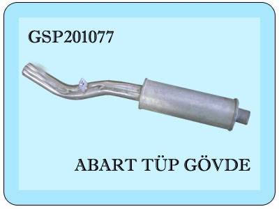 Tek Çıkışlı Tüp Gövde Tofaşlar İçin Abart Egzoz