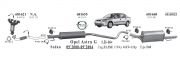 OPEL  KATALİTİK KONVERTER 1.2 16V (Z12XE)
