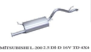 MITSUBISHI L 200 REAR EXHAUST 2.5 D 4X4 (2007-12)