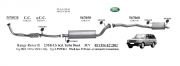 LANDROVER RANGE ROVER REAR EXHAUST 4.0 - 4.6 1997