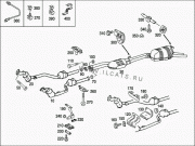 МЕРСЕДЕС W210 ЦЕНТРАЛЬНЫЙ ВЫХЛОП E280/320/430 (1997 - 01)