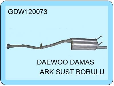 Задний выхлоп Daewoo Damas