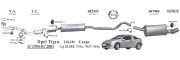 OPEL TİGRA ORTA EGZOZ  1,4İ - 1.6i (1994 - 00)