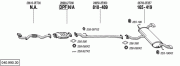 HYUNDAİ TUCSON ARKA  EGZOZ. 2.0CRDİ 2WD (2004 - 10)