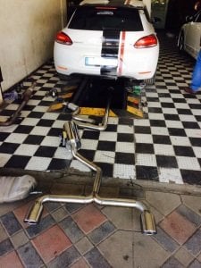CAT BACK EXHAUST SYSTEM SCIROCCO-GOLF 5-GOLF 6-GOLF 7