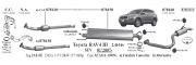 TOYOTA RAV4 ORTA EGZOZ   2.0 - 2.2 - 2.4  (2005 - 12)
