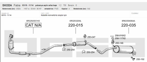 SKODA FABİA 1.2TSİ KATALİTİK KONVERTER