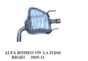 ALFA ROMEO 159  ARKA EGZOZ  2.4 JTD Sağ (2006 - 11)