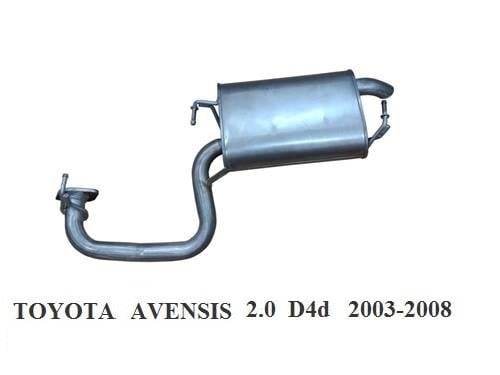 TOYOTA AVENSİS ARKA EGZOZ 2.0 D 4D (2003 - 08)