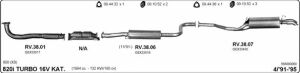 ROVER 820  ARKA EGZOZ. 2.0TI 16V