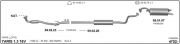 TOYOTA YARIS VERSO ARKA EGZOZ 1.3 -  1.5VVTİ 16V (2000 - 06)