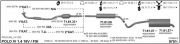 VW POLO MIDDLE EXHAUST 1.4 16V 2006>..