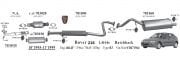 ROVER REAR EXHAUST 25/211/214/216 1.1 ,1.4 - 1.6İ 16V HB (1995-00)