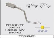 PEUGEOT 306  ORTA EGZOZ 1.8 16V - 2.0 16V