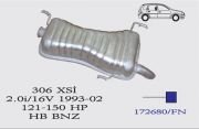 PEUGEOT 306  ORTA EGZOZ 1.8 16V - 2.0 16V