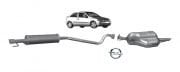 OPEL ASTRA G REAR - CENTER EXHAUST 1.4 - 1.6 8V (1998 - 04)