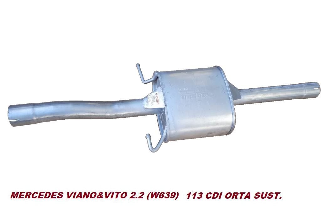 MERCEDES  VİTO  ORTA EGZOZ 2.2 CDİ (W113 ) (2003 - 16)