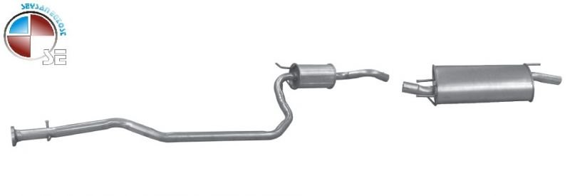 FORD FİESTA ARKA ORTA  EGZOZ 1.25 - 1.3 - 1.4 (1995 - 99)