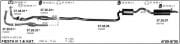 FORD FİESTA ARKA ORTA  EGZOZ 1.25 - 1.3 - 1.4 (1995 - 99)