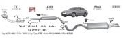 SEAT LEON FRONT PIPE EXHAUST 1.6İ (Leon - Toledo) (1999 - 06)