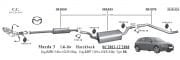 MAZDA 3 CATALYTIC CONVERTER 1.6İ 16V (2003 - 09)