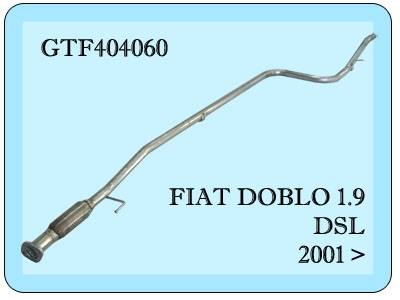Doblo 1.2 8V Спираль промежуточной трубы