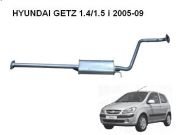 HYUNDAI GETZ  ORTA EGZOZ  1.1 -1.4 1.5İ (2005 - 09)