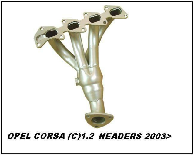 OPEL CORSA C HEDİRS EXHAUST 1.2 Z12XE Engine (2000 - 04)