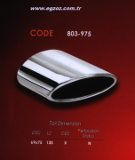 MAZDA 3 EXHAUST TIP