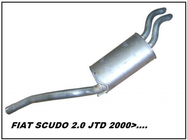 FIAT SCUDO REAR EXHAUST 2.0 JTD 2000>..