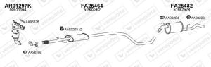 FIAT EGEA ORTA EGZOZ 1.4İ Sedan 2018>.....(356)