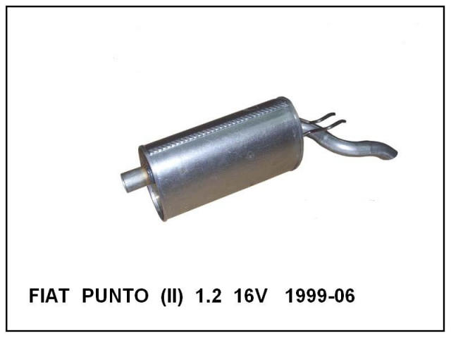 FİAT PUNTO ARKA EGZOZ 1.2 (1999 - 06)