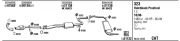 MAZDA 323 REAR EXHAUST 1.5 - 1.8 HB Practical (1994 - 98)